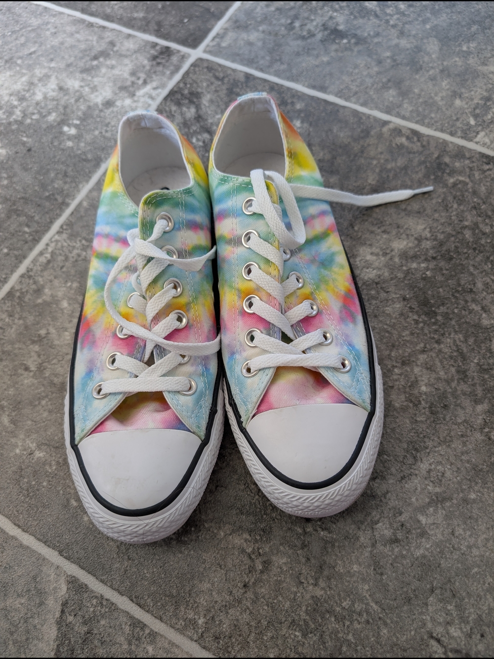 Converse Chuck Taylor All Star Low Top | Tie Dye Pastel Rainbow | Size 8 | NWOT